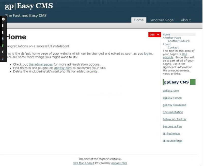 gpEasy CMS 内容管理系统